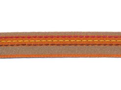 <font color="red">IN STOCK</font><br>5/8" Poly Stripe Stitch Tape-Orange/Taupe/Black/Yellow