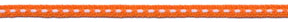 <font color="red">IN STOCK</font><br>3/16" Poly Dash Tape-Orange/White Dashes