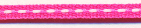 <font color="red">IN STOCK</font><br>3/16" Poly Dash Tape-Pink/White Dashes