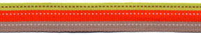 <font color="red">IN STOCK</font><br>9/16" Poly Tridash Tape-Khaki/Orange/Lime/White