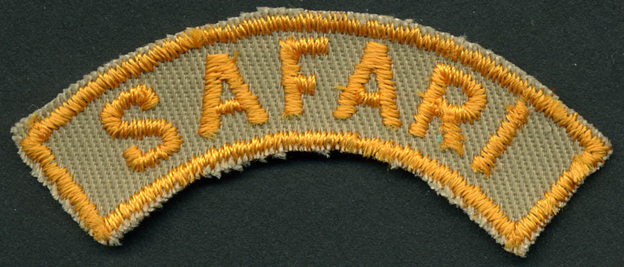 <font color="red">IN STOCK</font><br>2" Safari Applique-Yellow/Gold<br>(Sew on)