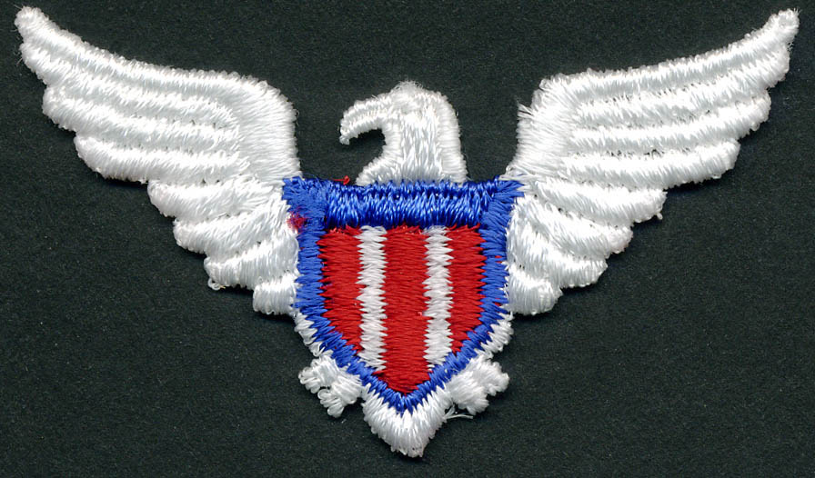 <font color="red">IN STOCK</font><br>2" Eagle on Shield Applique-Red/White/Blue<br>(Sew on)