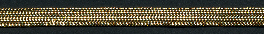 <font color="red">IN STOCK<br>MADE IN USA</font><br>1/4" Metallic Hercules Braid-Gold