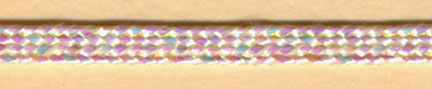 <font color="red">IN STOCK<br>MADE IN USA</font><br>1/8" Pearlized Hercules Middy Braid-White Iris