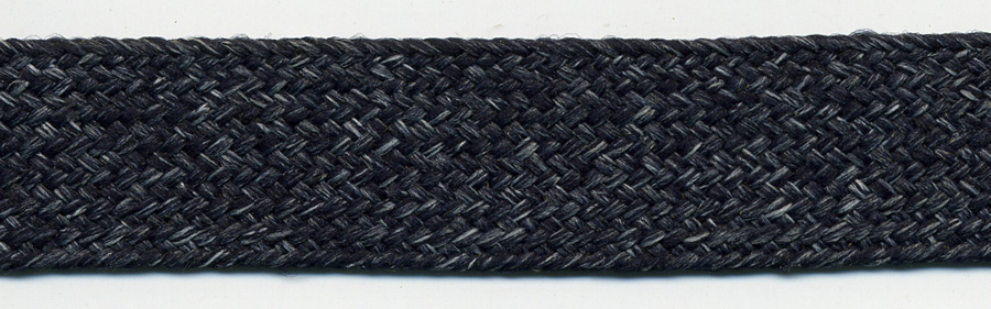 <font color="red">IN STOCK<br>MADE IN USA</font><br>7/8" Poly Denim Braid-Indigo