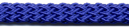 <font color="red">IN STOCK<br>MADE IN USA</font><br>1/4" Rayon Fancy Braided Sleeving-Royal