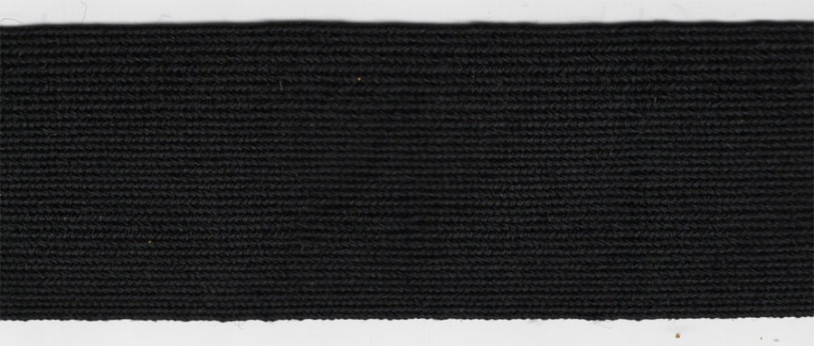 <font color="red">IN STOCK<br>MADE IN USA</font><br>1+1/2" Genuine Military Uniform Mohair Braid-Black