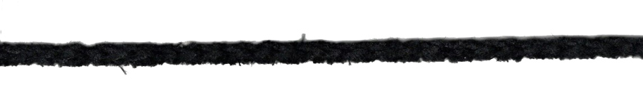 <font color="red">IN STOCK</font><br>3/16" Chenille Tubular-Black