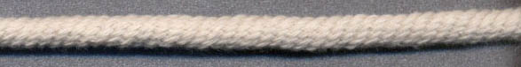 <font color="red">IN STOCK</font><br>1/4" Tubular Cotton Knit Twist Cord-Natural