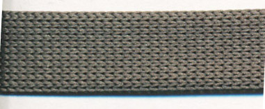 <font color="red">IN STOCK</font><br>3/8" Poly Knit Flat Cord-Dark Grey