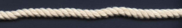 <font color="red">IN STOCK</font><br>5/16" Cotton 3-Ply Twisted Cord-Natural