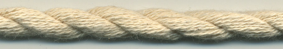 <font color="red">IN STOCK<br>MADE IN USA</font><br>3/8" Cotton 2 Ply Twist Cord-Natural