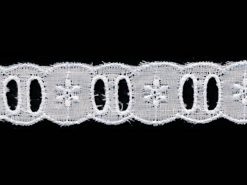 <font color="red">IN STOCK</font><br>1/2" Cotton Eyelet Beading-White