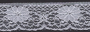 1+3/16" Nylon Edge Lace-White