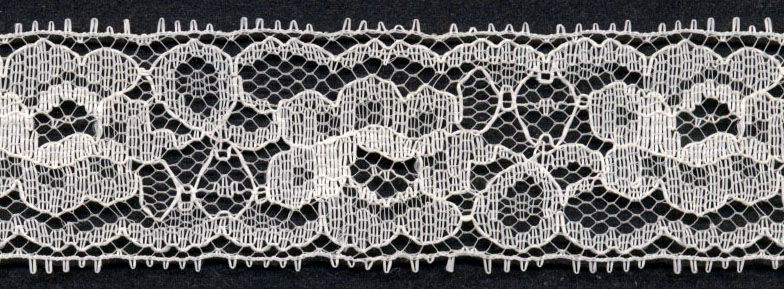 1.25" Poly Galloon Lace-Natural