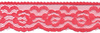 1.25" Poly Edge Lace-Red