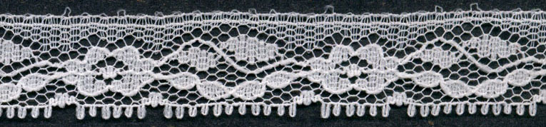 3/4" Poly Hem Lace-Ivory