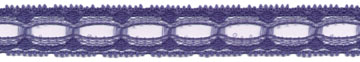 3/4" Poly Galloon Beading Lace-Denim Blue