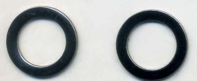 3/4" OD Metal Ring-Gun Metal