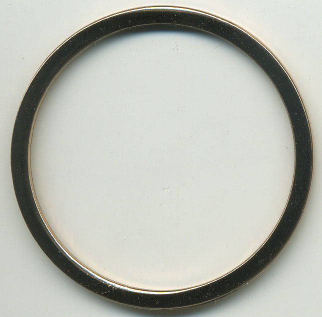 <font color="red">IN STOCK</font><br>2" Flat O-Ring (1+7/8" ID)-Gold