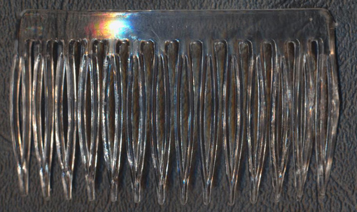 2+1/2" Hair Comb-Crystal