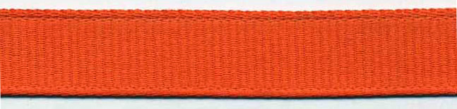 <font color="red">IN STOCK</font><br>1/4" Poly Grosgrain Ribbon-Orange