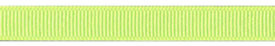 <font color="red">IN STOCK</font><br>1/4" Poly Grosgrain Ribbon-Neon Yellow