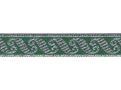 <font color="red">IN STOCK</font><br>1/2" Metallic Rolling Wave-Green Silver