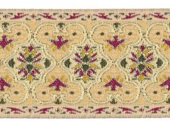 <font color="red">IN STOCK</font><br>2" Paderu Pattern-Gold Ivory Multi