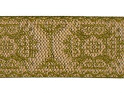 <font color="red">IN STOCK</font><br>1+1/2" Metallic Sultan Needlepoint-Gold Olive