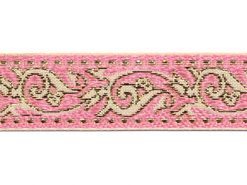 <font color="red">IN STOCK</font><br>7/8" Metallic Cave Art Pattern-Pink Ivory Gold