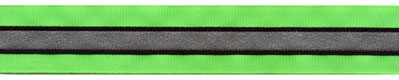 <font color="red">IN STOCK</font><br>7/8" Safety Grosgrain Reflector Tape-Green/Black