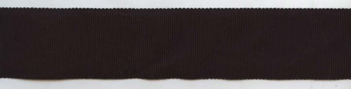 <font color="red">IN STOCK</font><br>1+7/16" Rayon Petersham Grosgrain Ribbon-Black