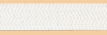 <font color="red">IN STOCK<br>DISCOUNTED</font><br>1+1/4" Basic Cotton Twill Tape-White