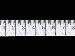 <font color="red">IN STOCK</font><br>5/8" Cotton Twill Measuring Tape-White