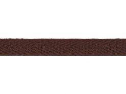 <font color="red">IN STOCK</font><br>3/8" Poly Twill Tape-Brown