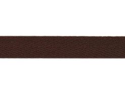 <font color="red">IN STOCK</font><br>1/2" Poly Twill Tape-Brown