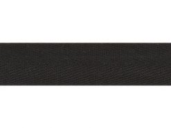 <font color="red">IN STOCK</font><br>3/4" Poly Twill Tape-Black