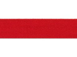 <font color="red">IN STOCK</font><br>3/4" Poly Twill Tape-Red