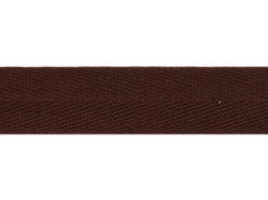 <font color="red">IN STOCK</font><br>3/4" Poly Twill Tape-Brown