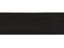 <font color="red">IN STOCK</font><br>1" Poly Twill Tape-Black