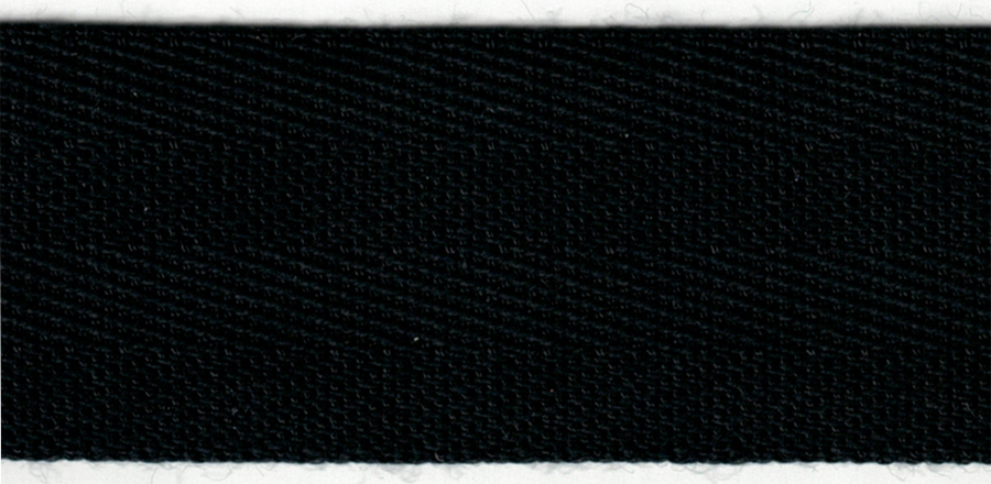 <font color="red">IN STOCK</font><br>1+1/2" Poly Twill Tape-Black