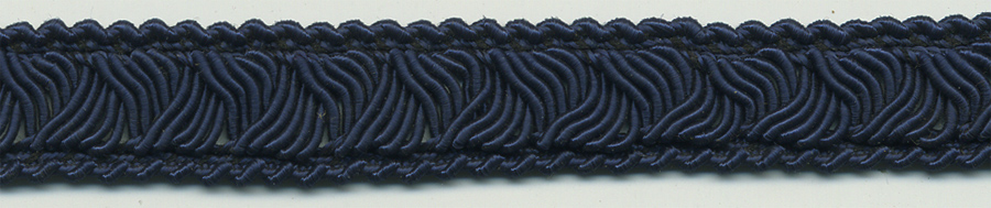 <font color="red">IN STOCK<br>MADE IN USA</font><br>5/8" Rayon Fancy Interweave Braid-Navy